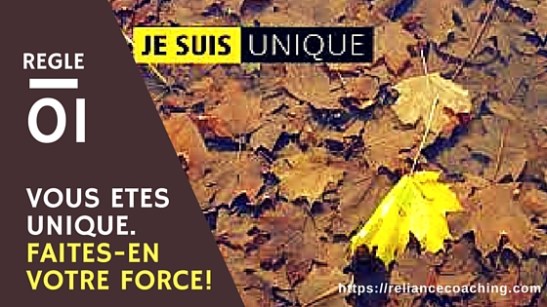 Je suis unique et c est ma force